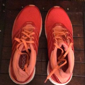 Neon orange Adidas 9.5 M